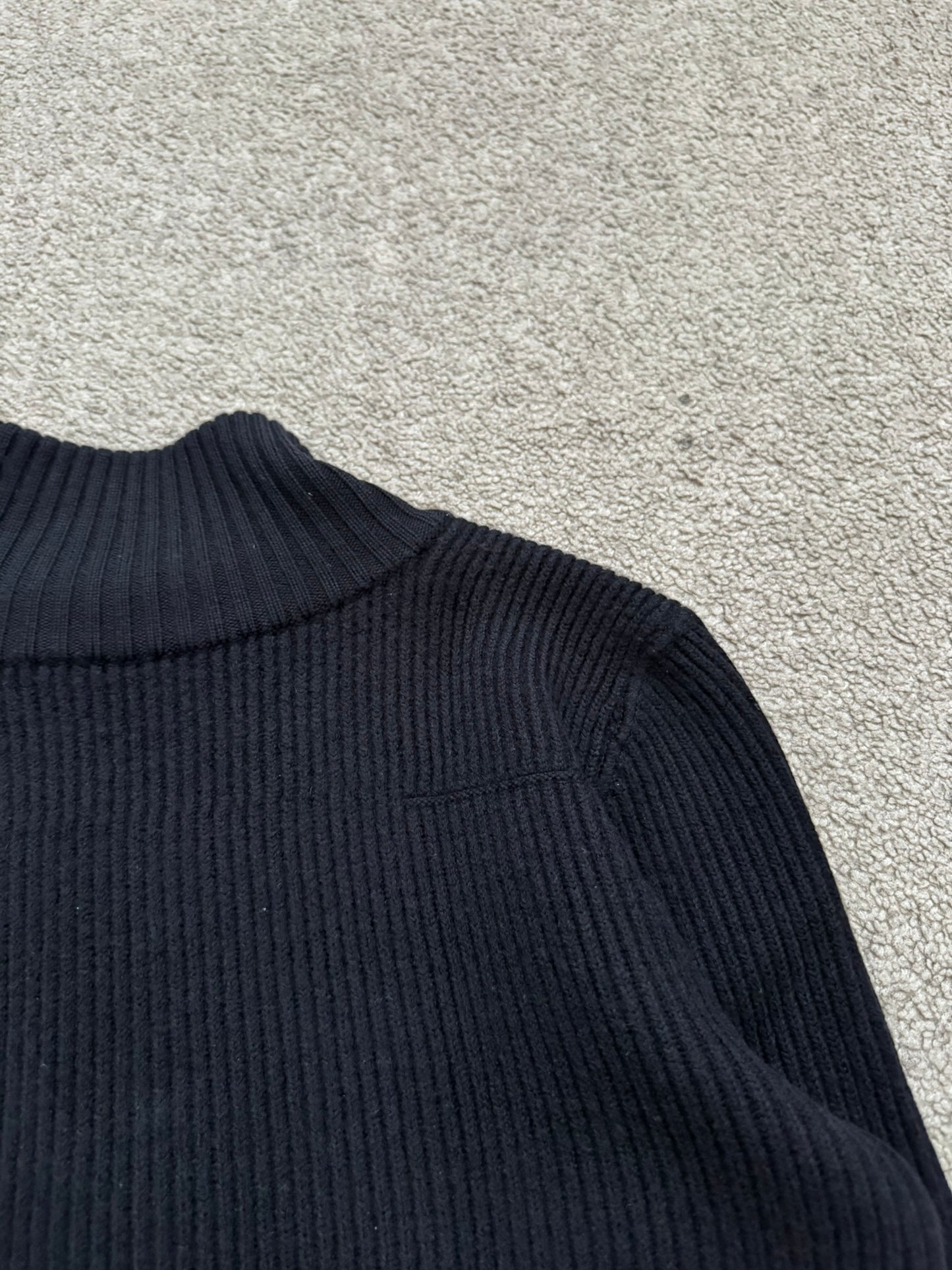AW07 Dior Homme by Hedi Slimane Thumb Hole Zip Drivers Knit