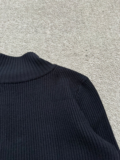 AW07 Dior Homme by Hedi Slimane Thumb Hole Zip Drivers Knit