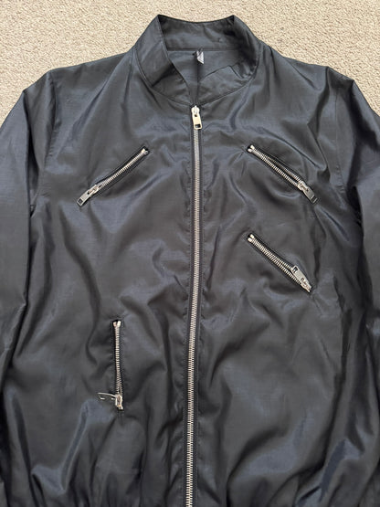 SS07 Dior Homme by Hedi Slimane Black Multi Zip Jacket
