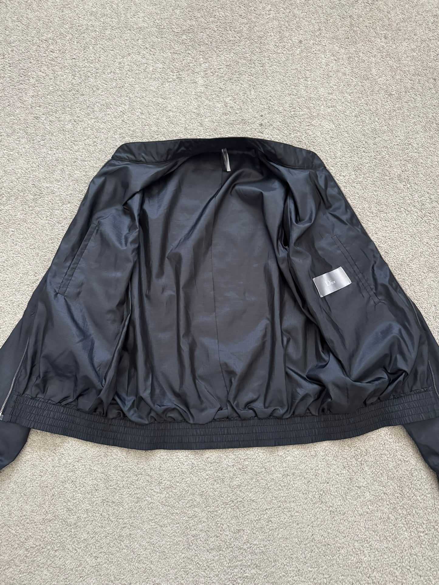 SS07 Dior Homme by Hedi Slimane Black Multi Zip Jacket
