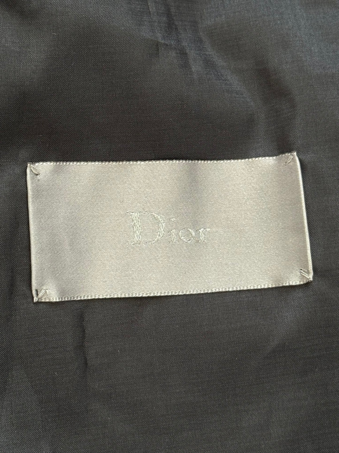 SS07 Dior Homme by Hedi Slimane Black Multi Zip Jacket