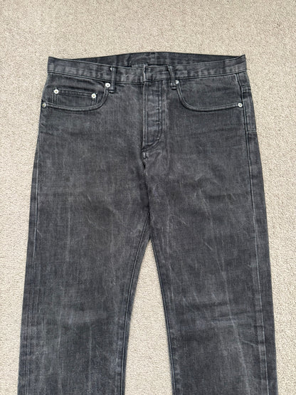 SS03 Dior Homme by Hedi Slimane MIJ Washed Black Denim Jeans