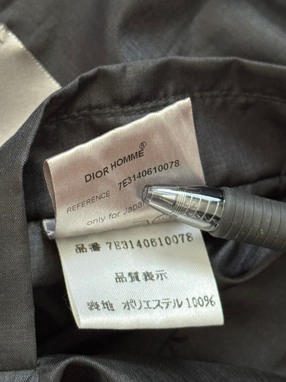 SS07 Dior Homme by Hedi Slimane Black Multi Zip Jacket
