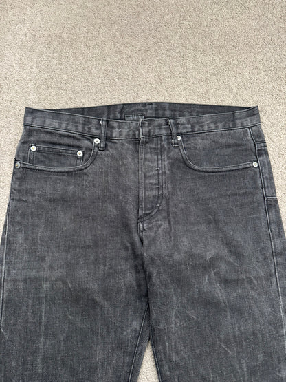 SS03 Dior Homme by Hedi Slimane MIJ Washed Black Denim Jeans