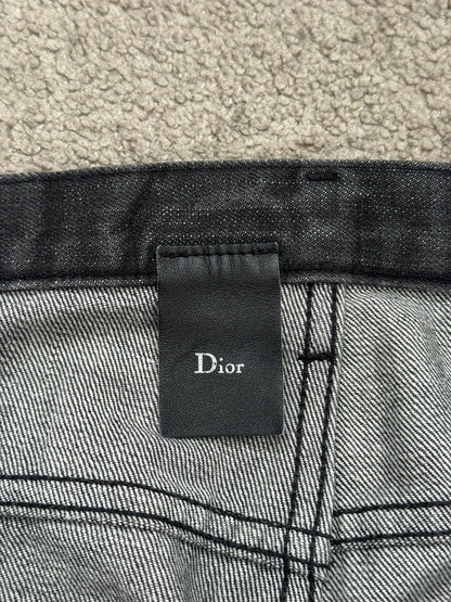 SS03 Dior Homme by Hedi Slimane MIJ Washed Black Denim Jeans