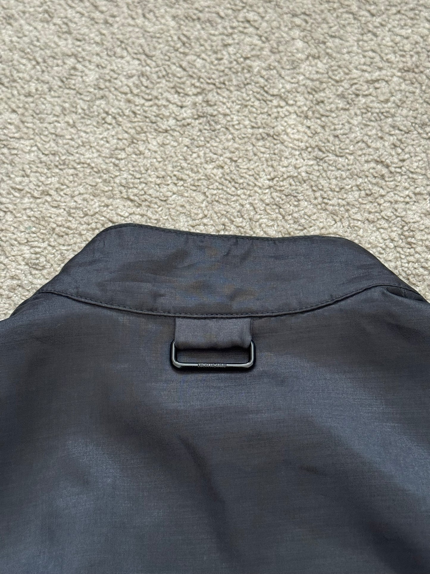 SS07 Dior Homme by Hedi Slimane Black Multi Zip Jacket
