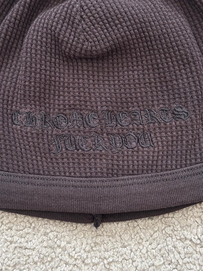 Vintage Chrome Hearts "FUCK YOU" Logo Thermal Beanie