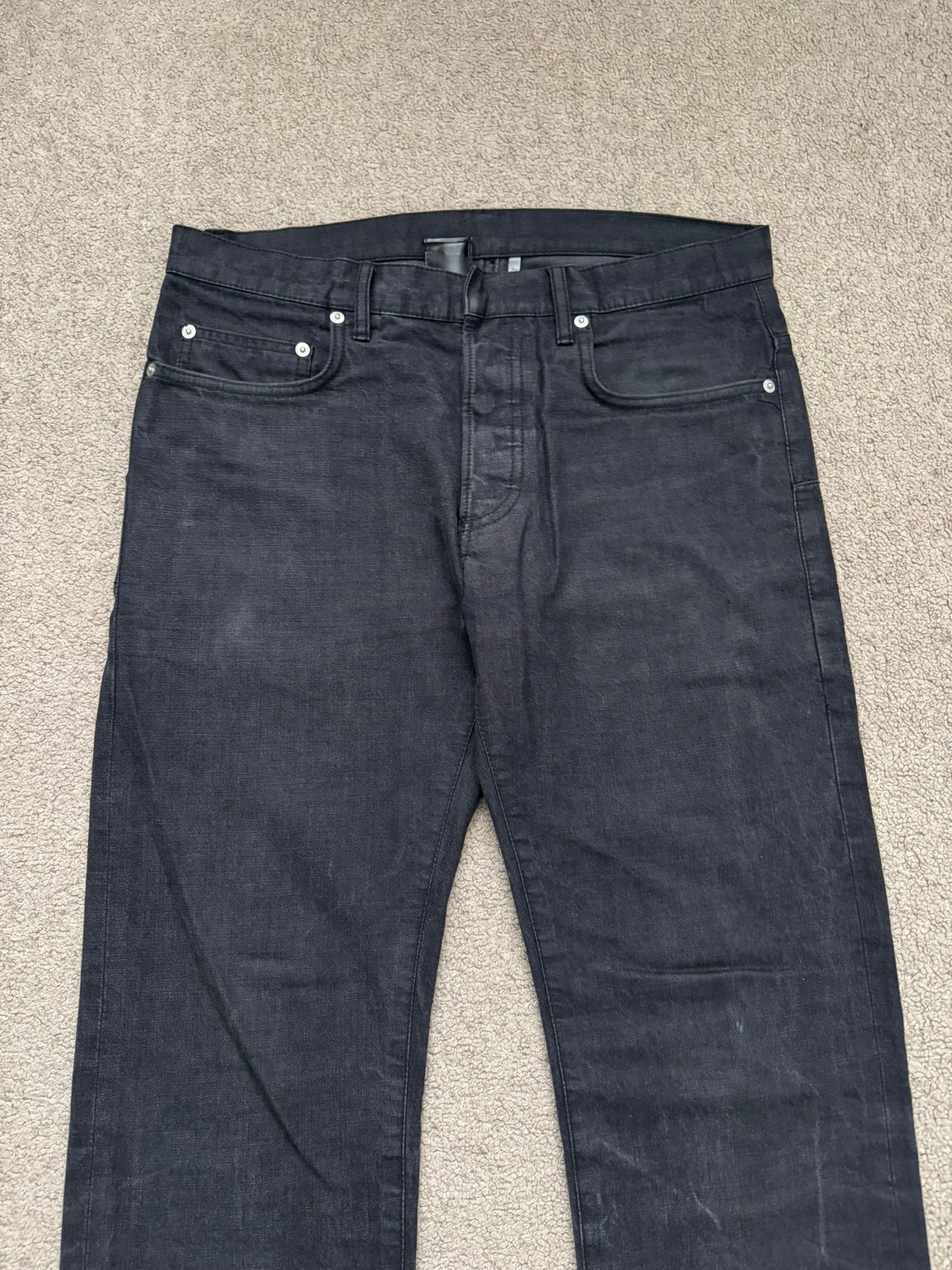 Dior Homme by Hedi Slimane MIJ Black Denim Jeans