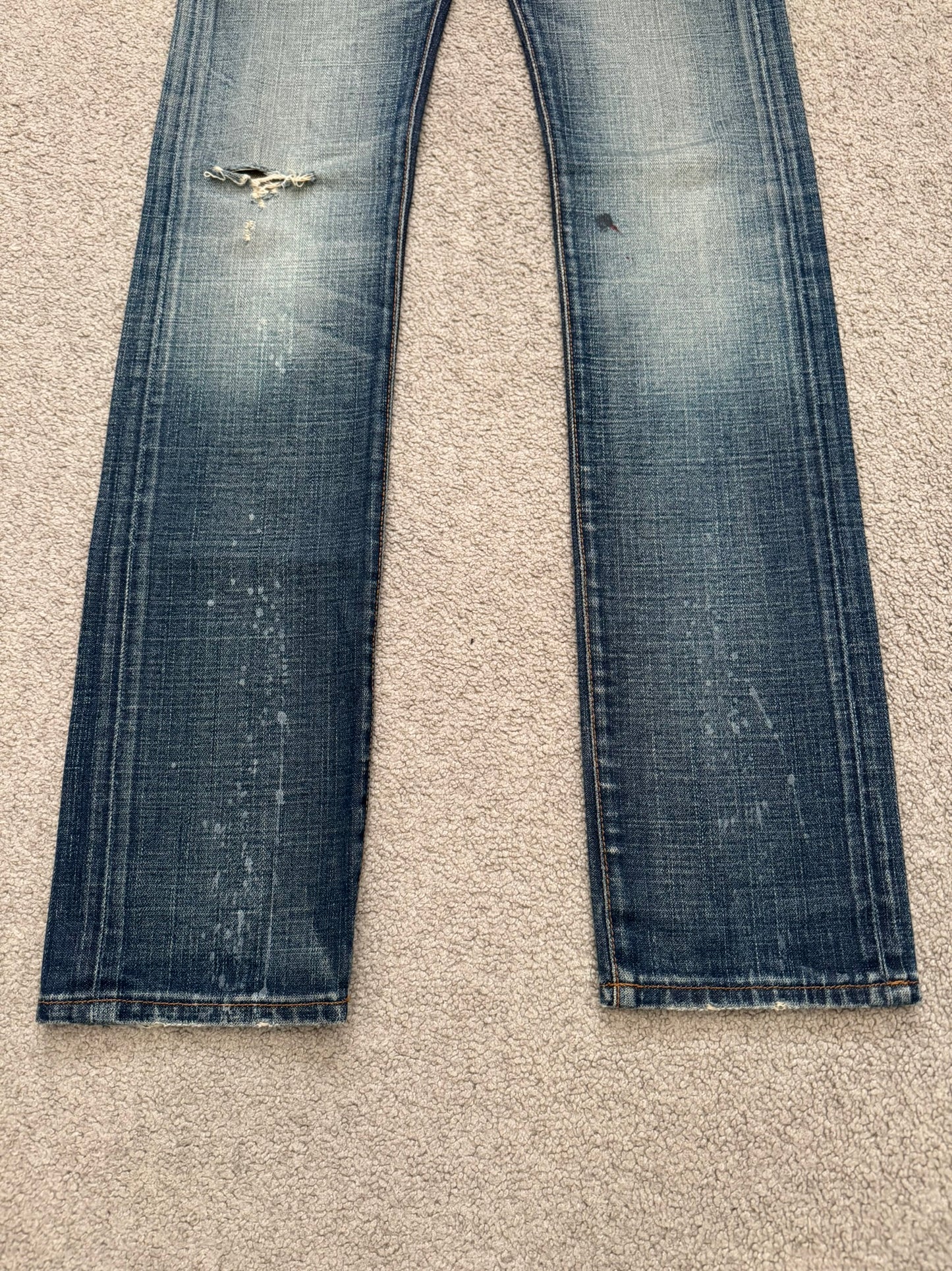 SS07 Dior Homme by Hedi Slimane "Under My Car" Denim Jeans