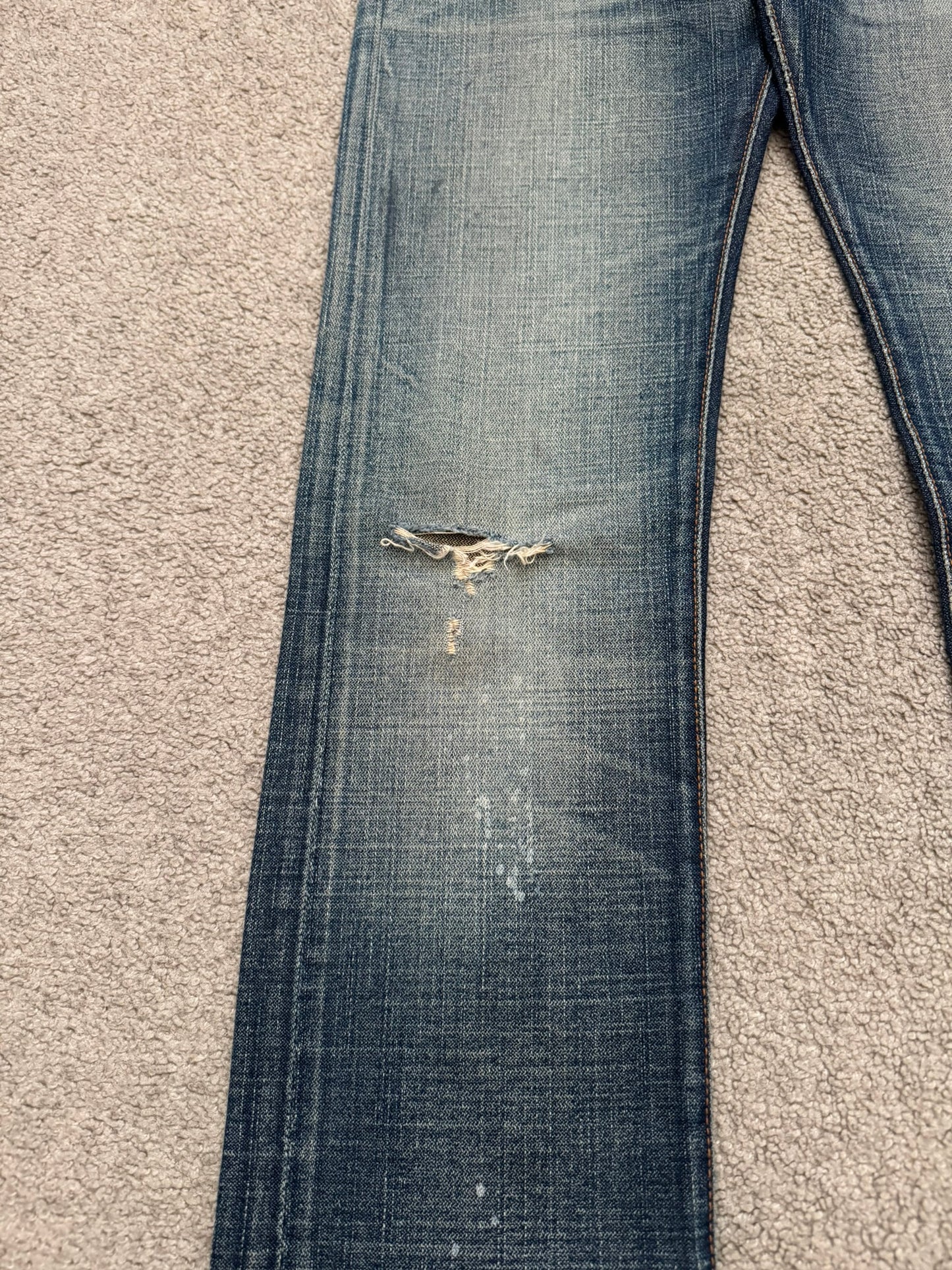SS07 Dior Homme by Hedi Slimane "Under My Car" Denim Jeans
