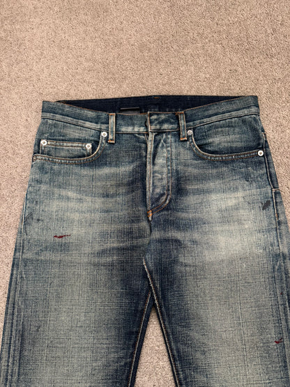 SS07 Dior Homme by Hedi Slimane "Under My Car" Denim Jeans