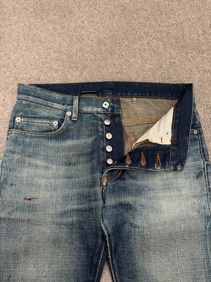 SS07 Dior Homme by Hedi Slimane "Under My Car" Denim Jeans