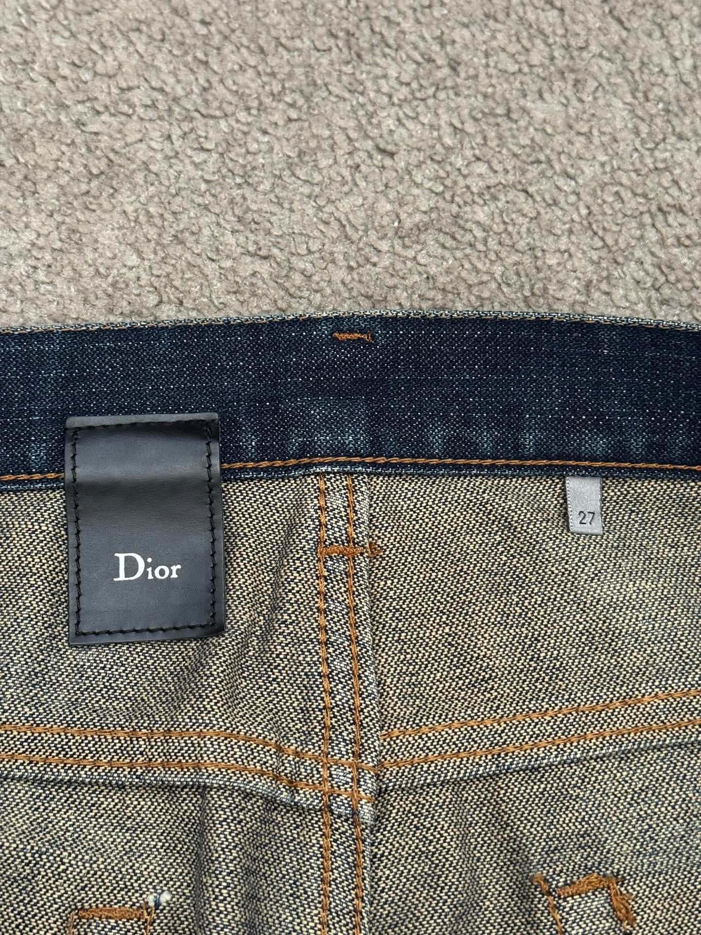 SS07 Dior Homme by Hedi Slimane "Under My Car" Denim Jeans