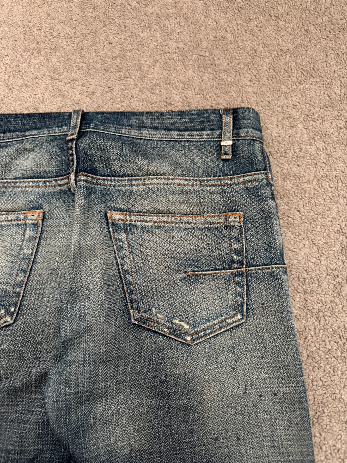 SS07 Dior Homme by Hedi Slimane "Under My Car" Denim Jeans