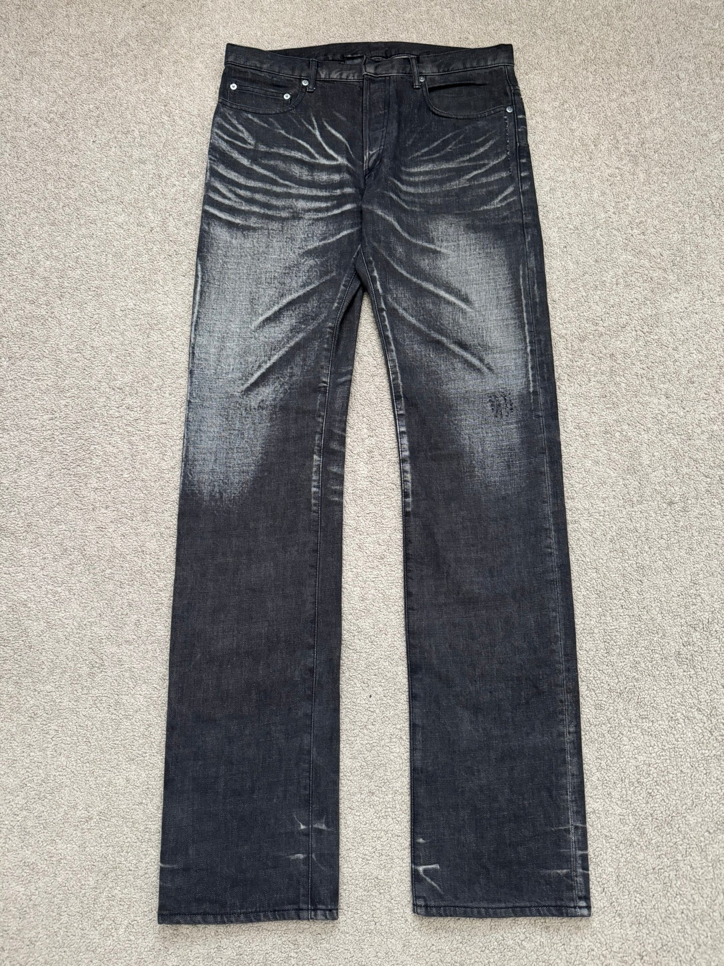 SS03 Dior Homme by Hedi Slimane "Follow Me" MIJ Clawmark Denim Jeans