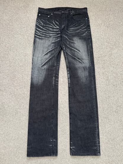 SS03 Dior Homme by Hedi Slimane "Follow Me" MIJ Clawmark Denim Jeans