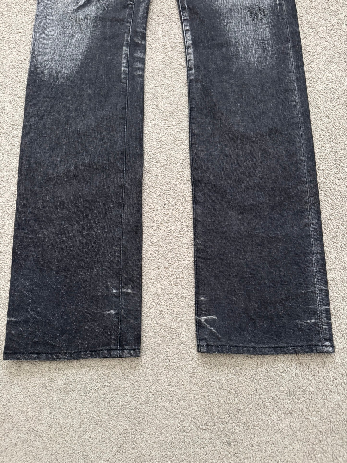 SS03 Dior Homme by Hedi Slimane "Follow Me" MIJ Clawmark Denim Jeans