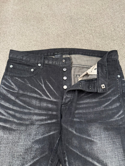 SS03 Dior Homme by Hedi Slimane "Follow Me" MIJ Clawmark Denim Jeans