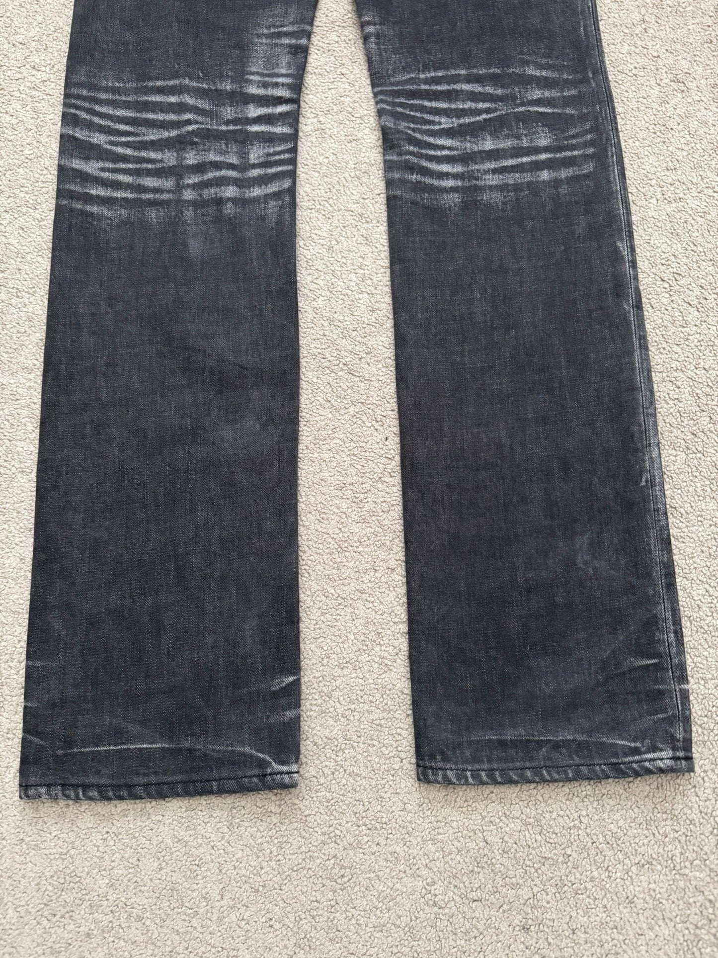 SS03 Dior Homme by Hedi Slimane "Follow Me" MIJ Clawmark Denim Jeans