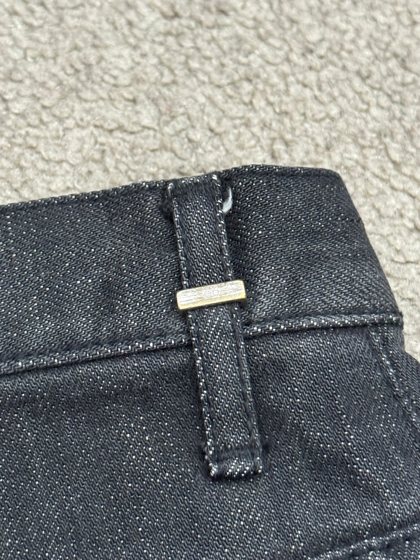 SS03 Dior Homme by Hedi Slimane "Follow Me" MIJ Clawmark Denim Jeans