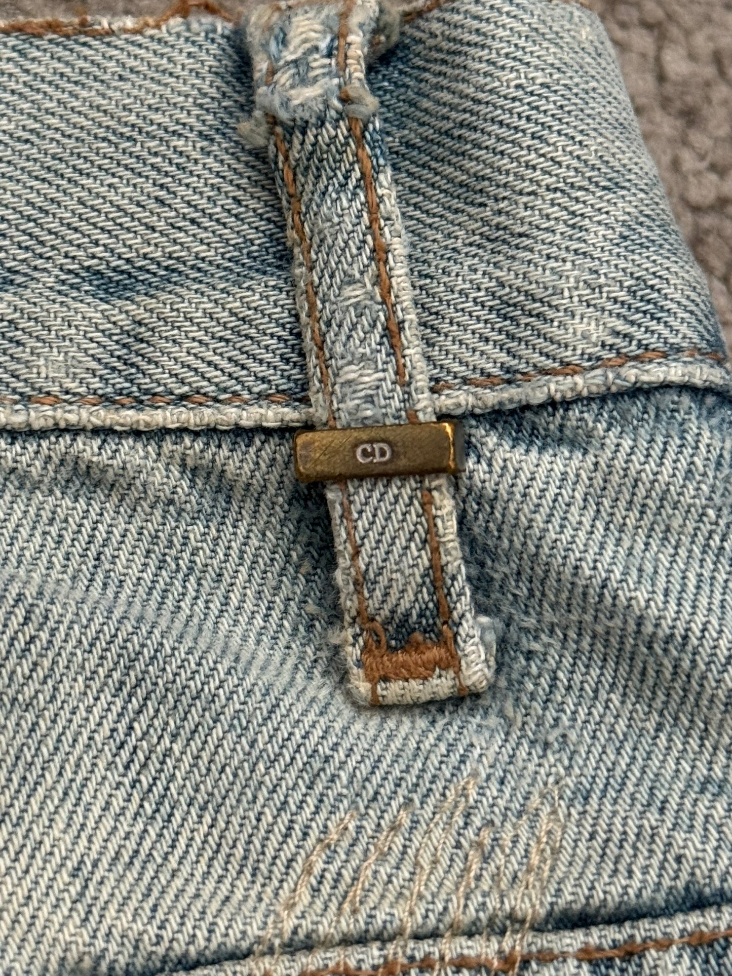 SS06 Dior Homme by Hedi Slimane Crash Distressed Denim Jeans