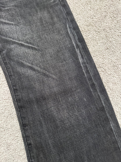 AW04 Dior Homme by Hedi Slimane MIJ Clawmark Grey Denim Jeans