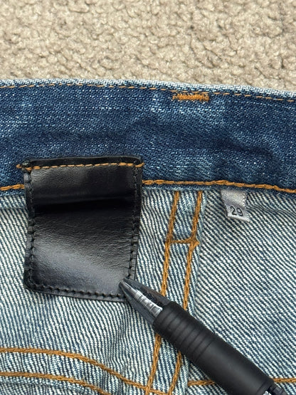 Dior Homme by Hedi Slimane MIJ Clawmark Blue Washed Denim Jeans