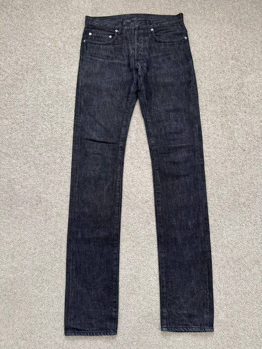 SS05 Dior Homme by Hedi Slimane MIJ Washed Black Denim Jeans