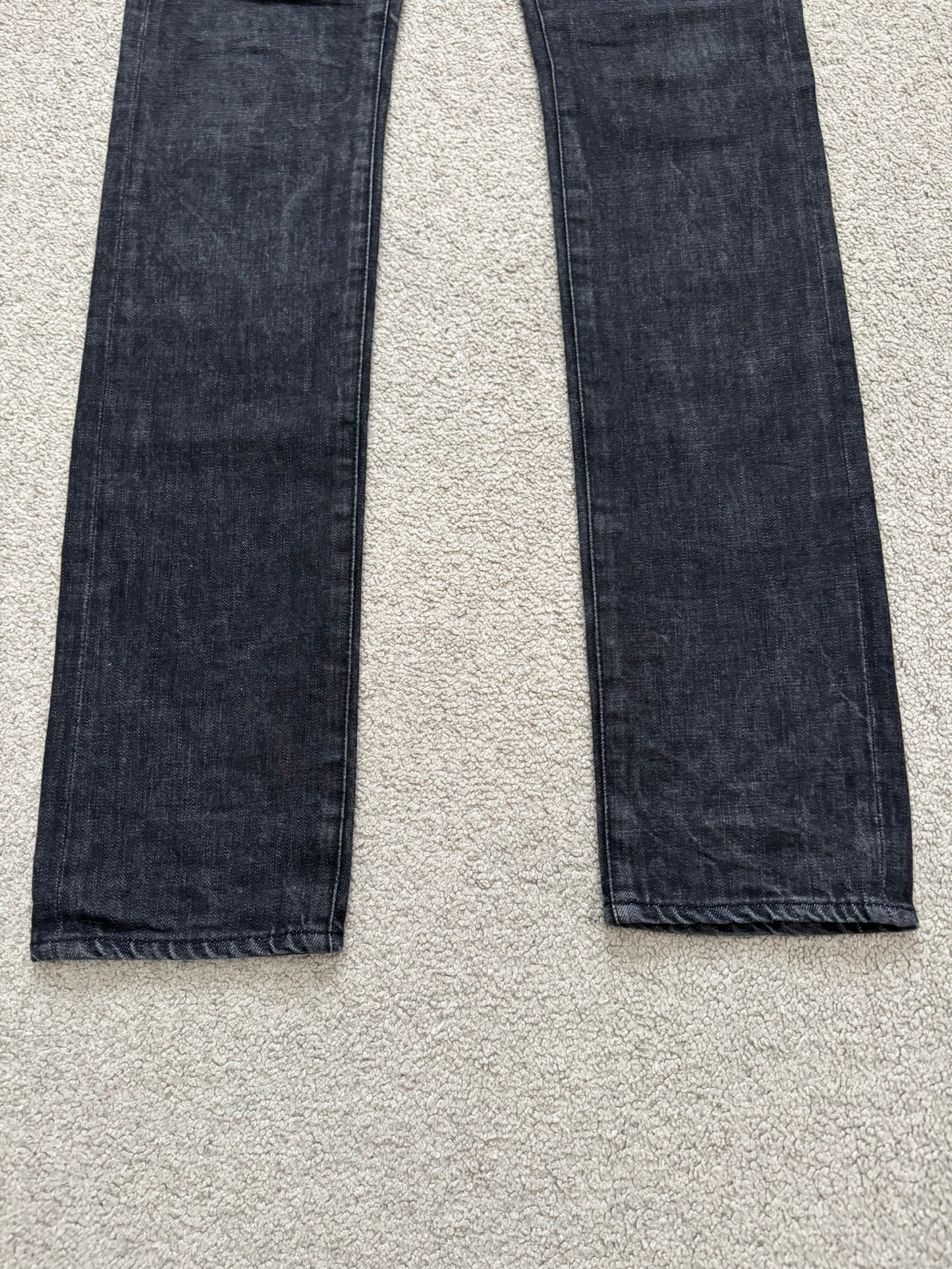 SS05 Dior Homme by Hedi Slimane MIJ Washed Black Denim Jeans
