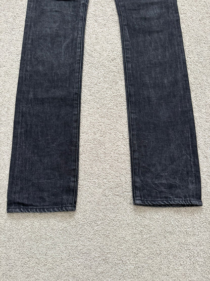 SS05 Dior Homme by Hedi Slimane MIJ Washed Black Denim Jeans