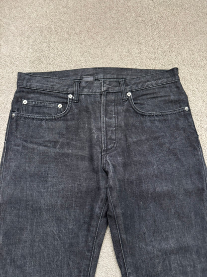 SS05 Dior Homme by Hedi Slimane MIJ Washed Black Denim Jeans