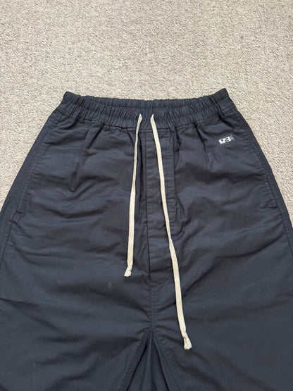 SS21 Rick Owens DRKSHDW Black Cotton Nylon Pods Shorts