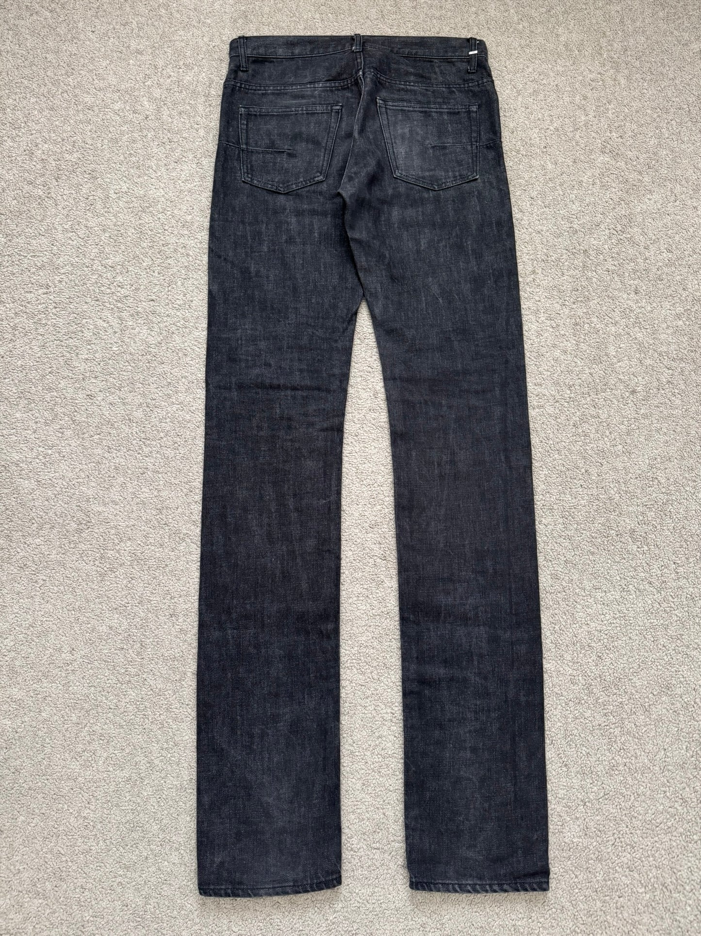 SS05 Dior Homme by Hedi Slimane MIJ Washed Black Denim Jeans