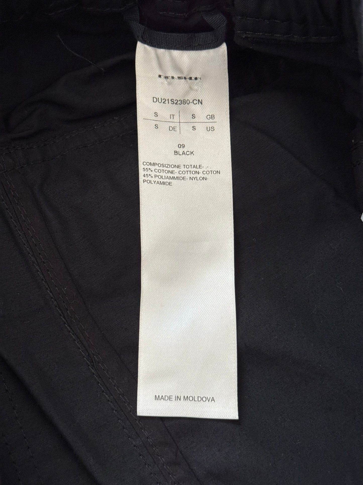 SS21 Rick Owens DRKSHDW Black Cotton Nylon Pods Shorts