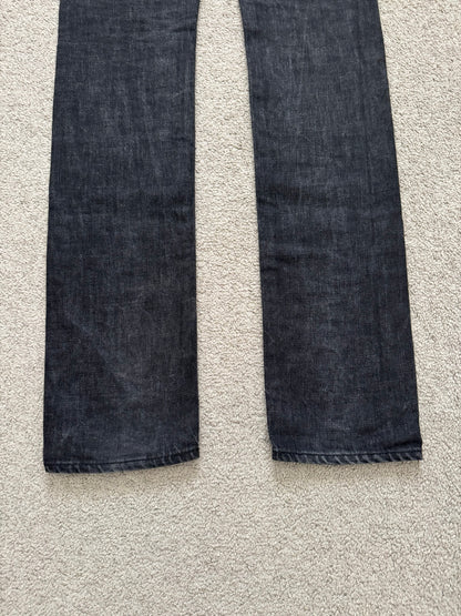 SS05 Dior Homme by Hedi Slimane MIJ Washed Black Denim Jeans