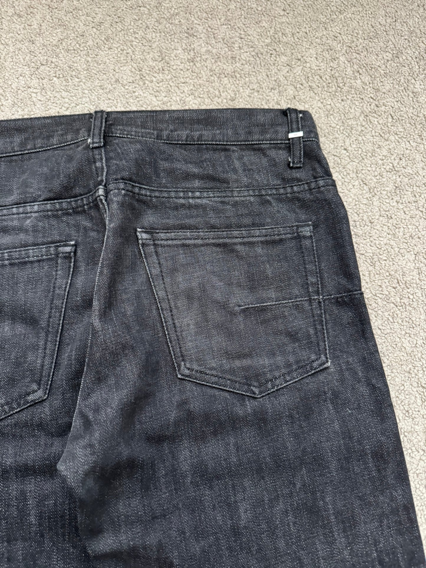 SS05 Dior Homme by Hedi Slimane MIJ Washed Black Denim Jeans