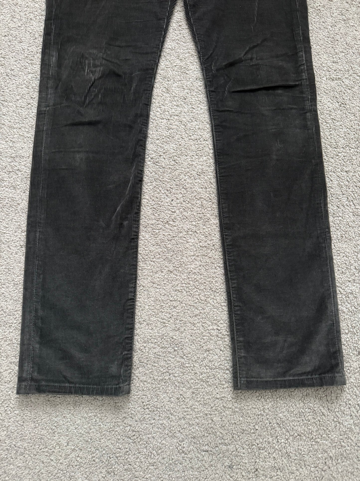 FW15 Saint Laurent by Hedi Slimane D02 Brown Corduroy Pants