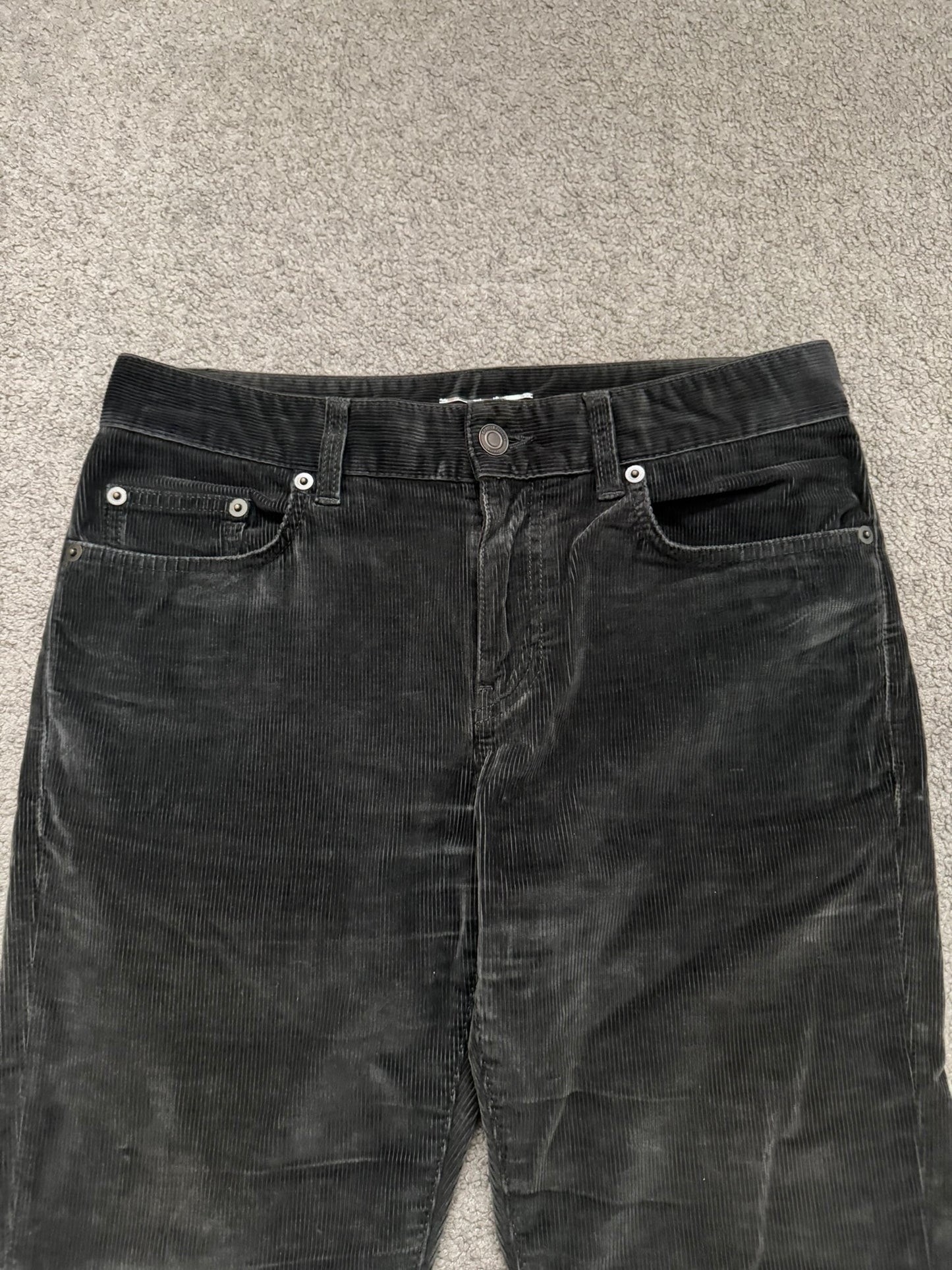 FW15 Saint Laurent by Hedi Slimane D02 Brown Corduroy Pants