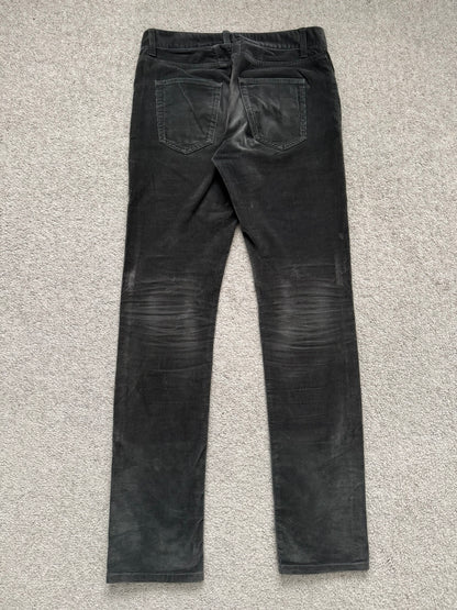 FW15 Saint Laurent by Hedi Slimane D02 Brown Corduroy Pants