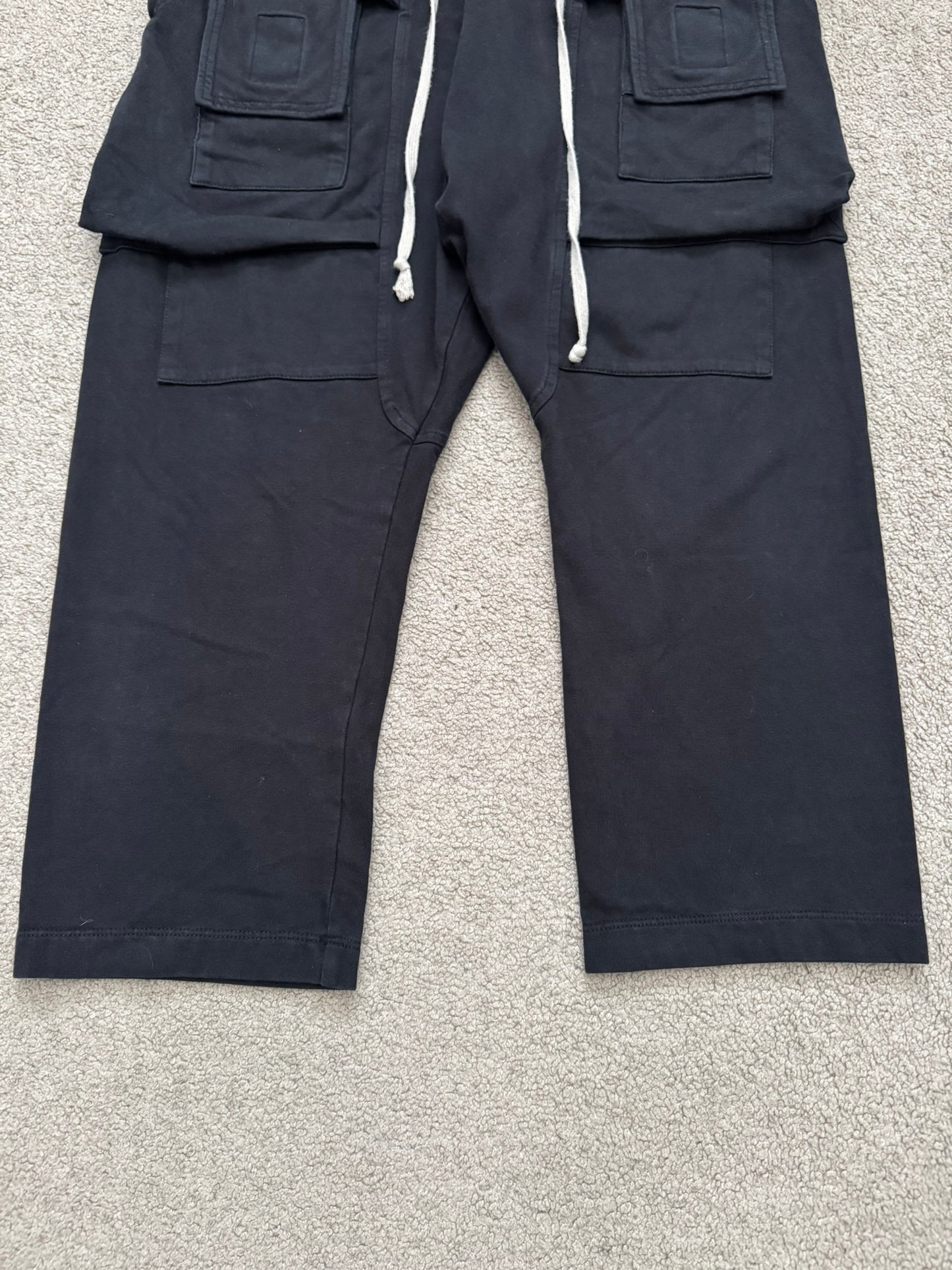 FW20 Rick Owens DRKSHDW Cropped Creatch Cargo Pants