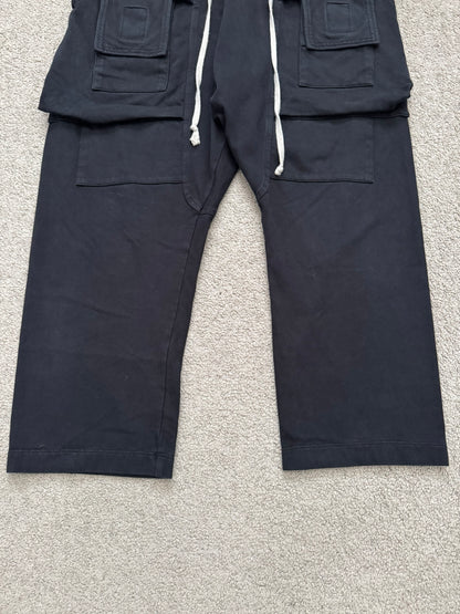 FW20 Rick Owens DRKSHDW Cropped Creatch Cargo Pants