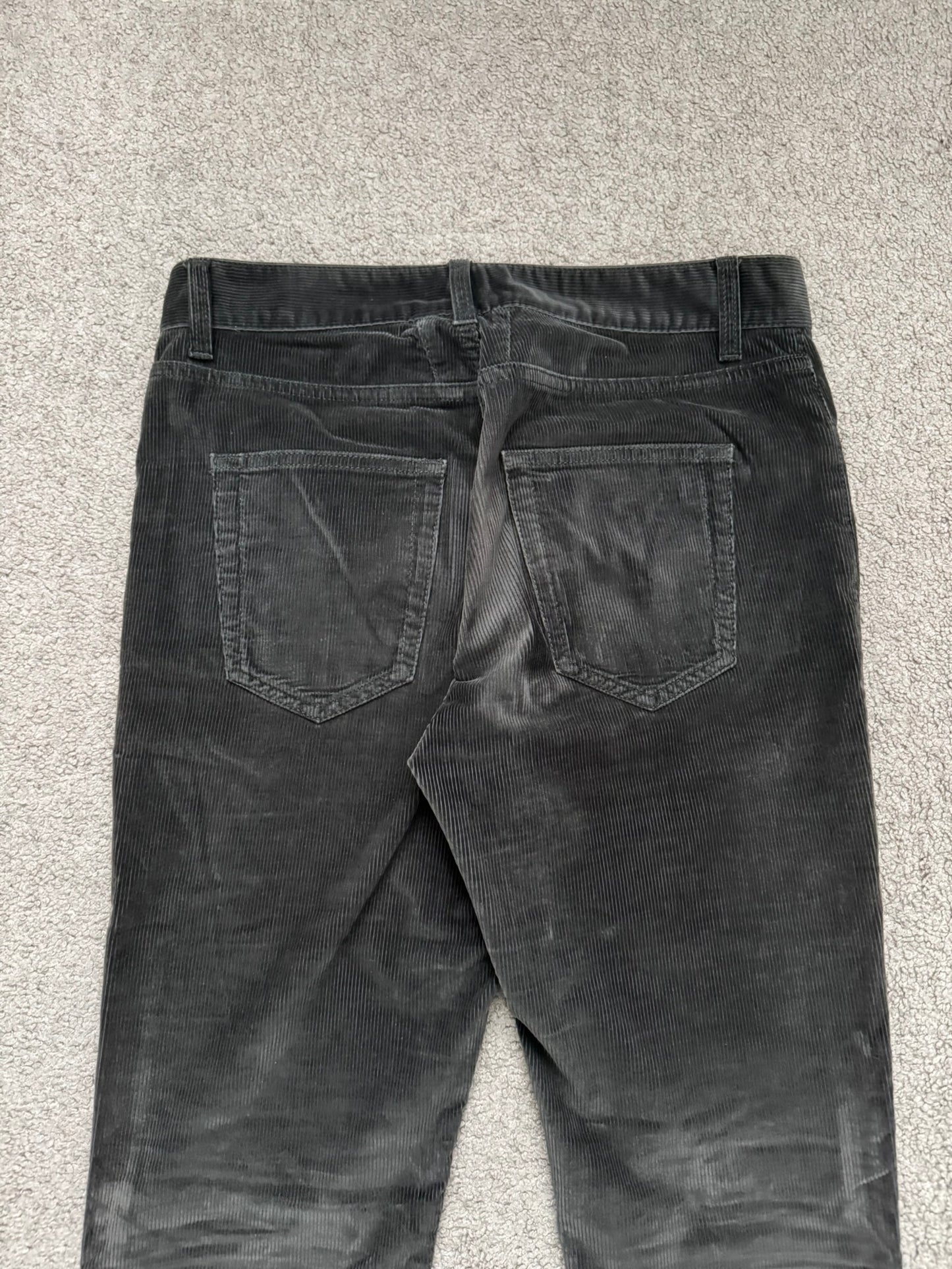 FW15 Saint Laurent by Hedi Slimane D02 Brown Corduroy Pants