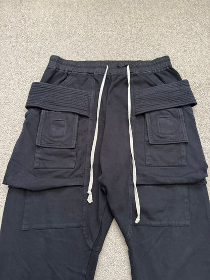 FW20 Rick Owens DRKSHDW Cropped Creatch Cargo Pants