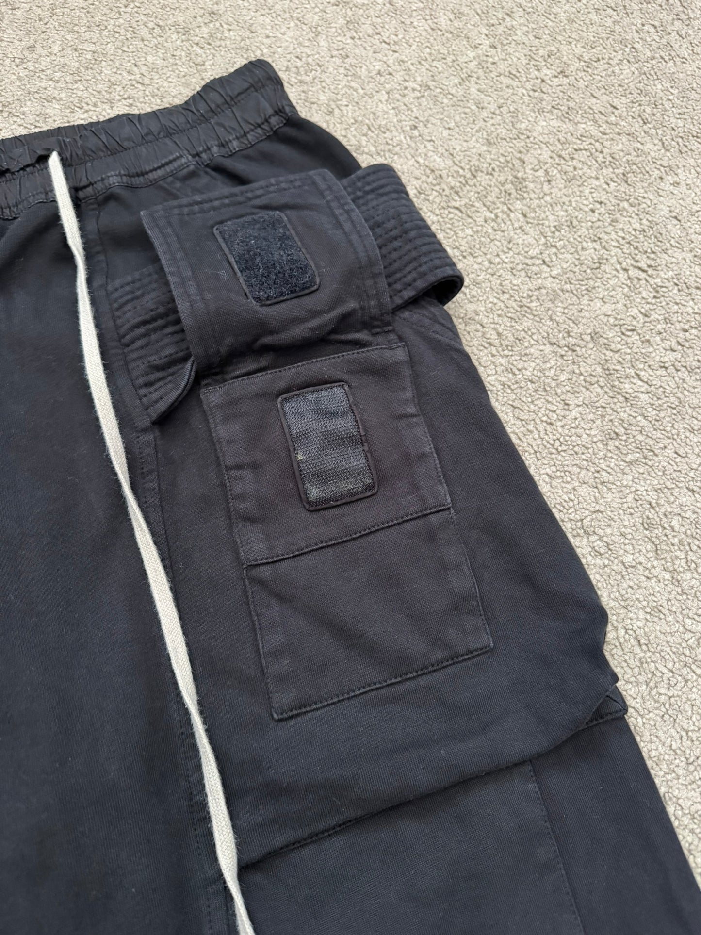 FW20 Rick Owens DRKSHDW Cropped Creatch Cargo Pants