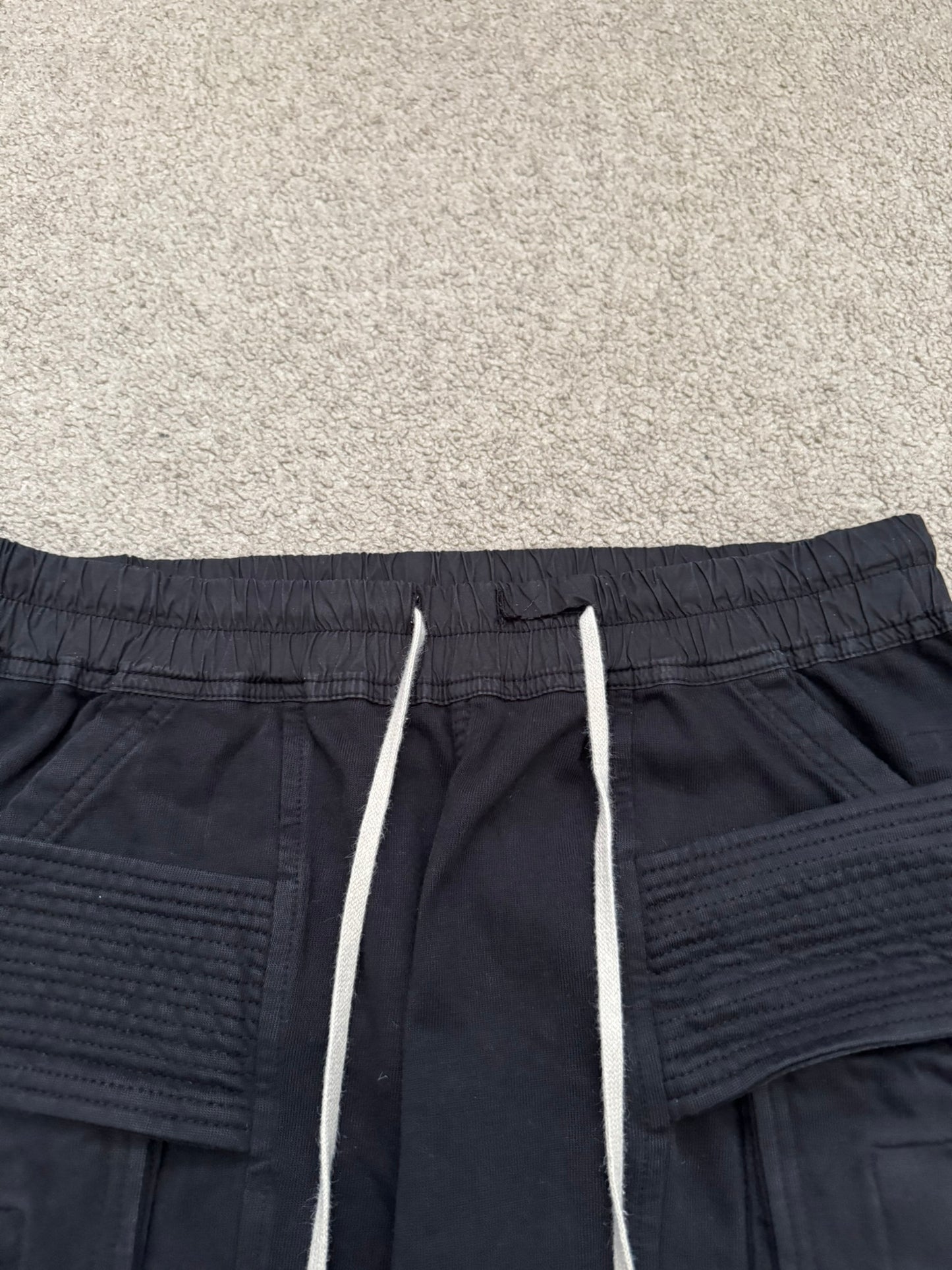 FW20 Rick Owens DRKSHDW Cropped Creatch Cargo Pants