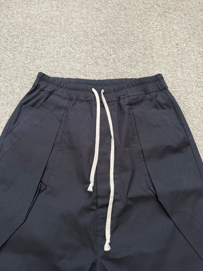 SS16 Rick Owens Mainline Black Angel/Lung Pods Shorts