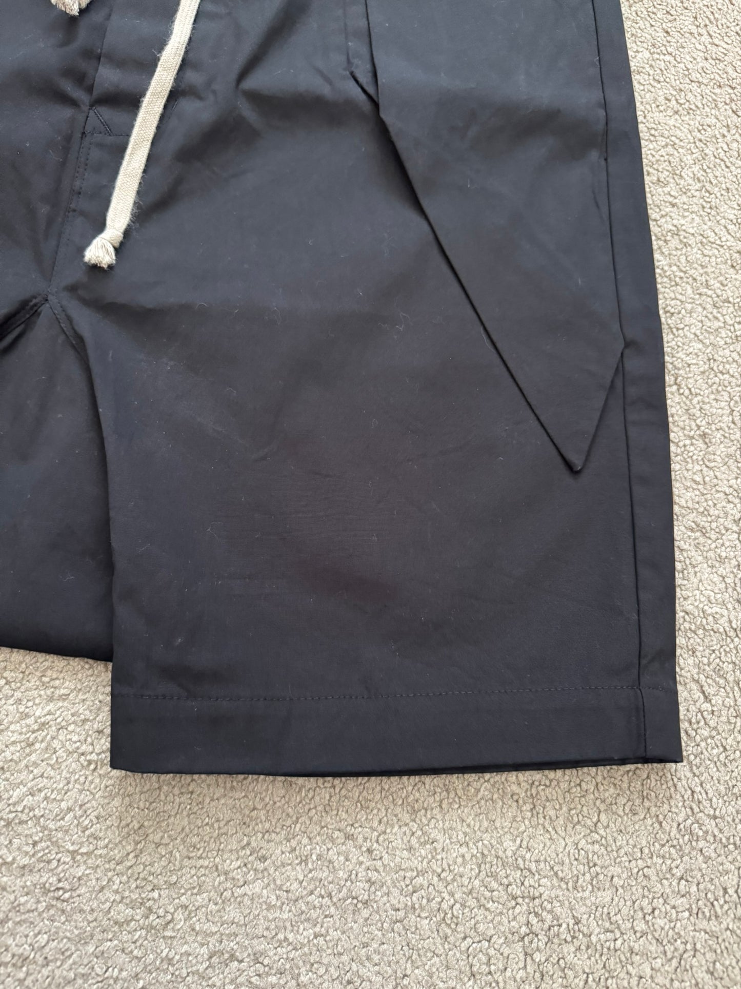 SS16 Rick Owens Mainline Black Angel/Lung Pods Shorts