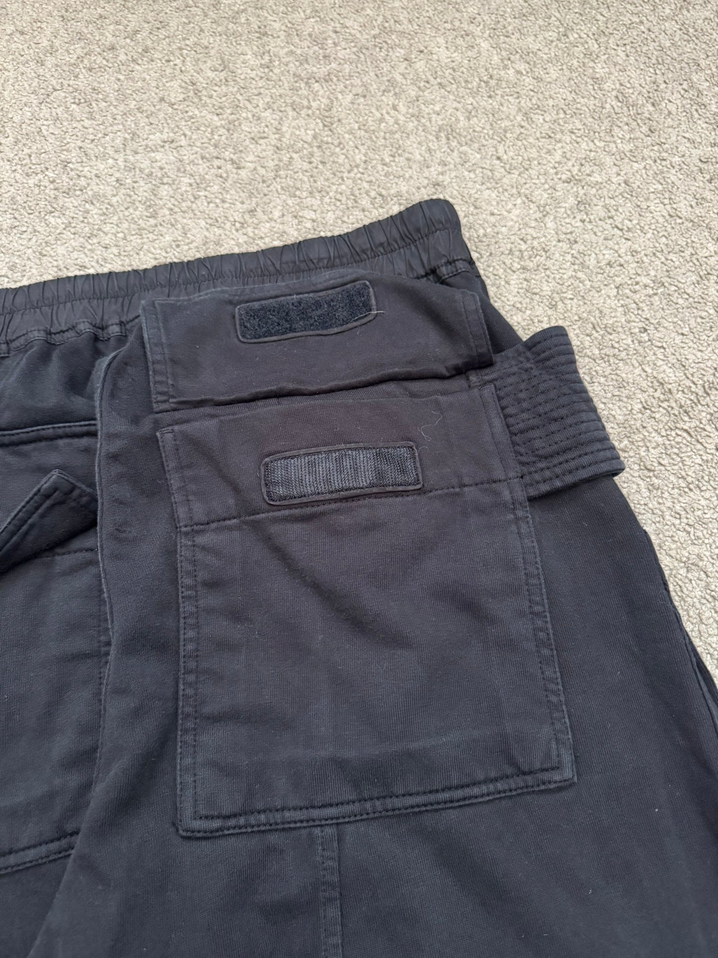 FW20 Rick Owens DRKSHDW Cropped Creatch Cargo Pants