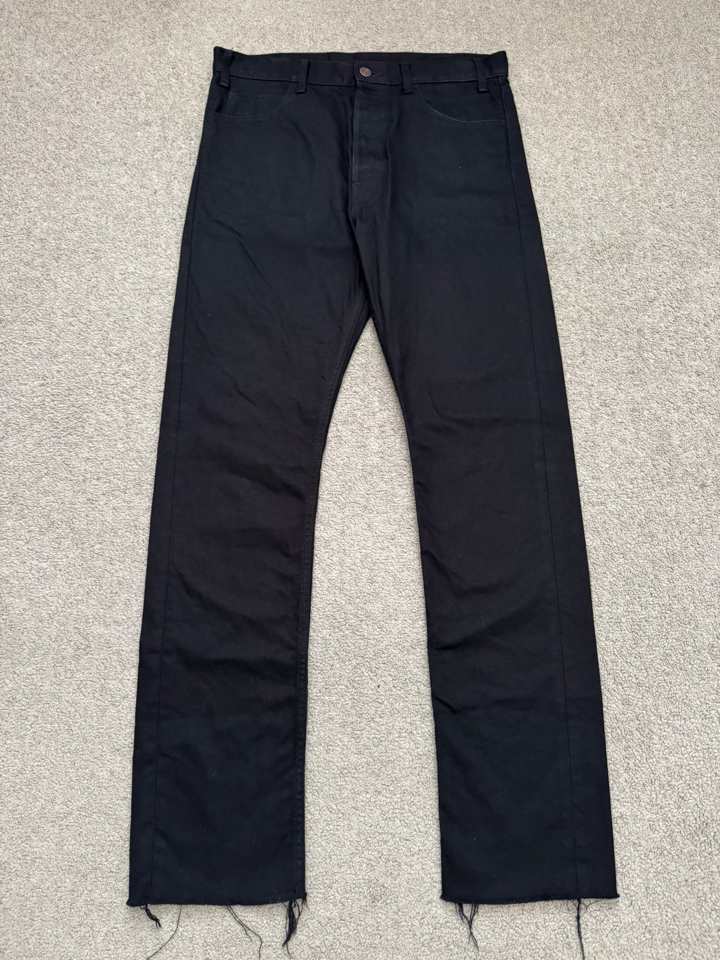 FW23 Celine by Hedi Slimane "Lou" Black Slim Denim Jeans