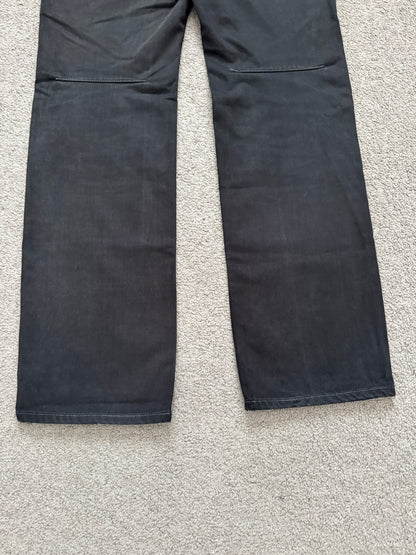 SS09 Number (N)ine Black Cargo Bush Crying Heart Denim Jeans